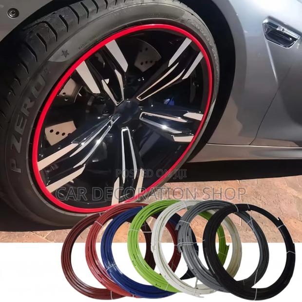 Hard Plastic Rim Protector Shield Alloy Wheel Fro Scratch With Stylish