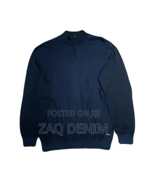Black Half-Zip Sweater