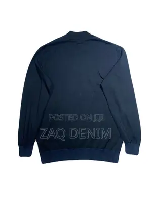 Black Half-Zip Sweater