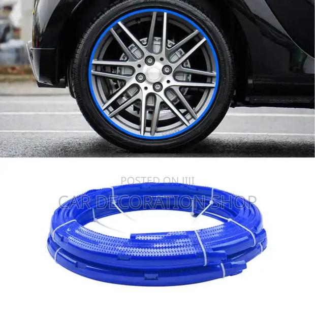Blue Roll Rim Protector With Adhesive Tape Backing (4*1.5m