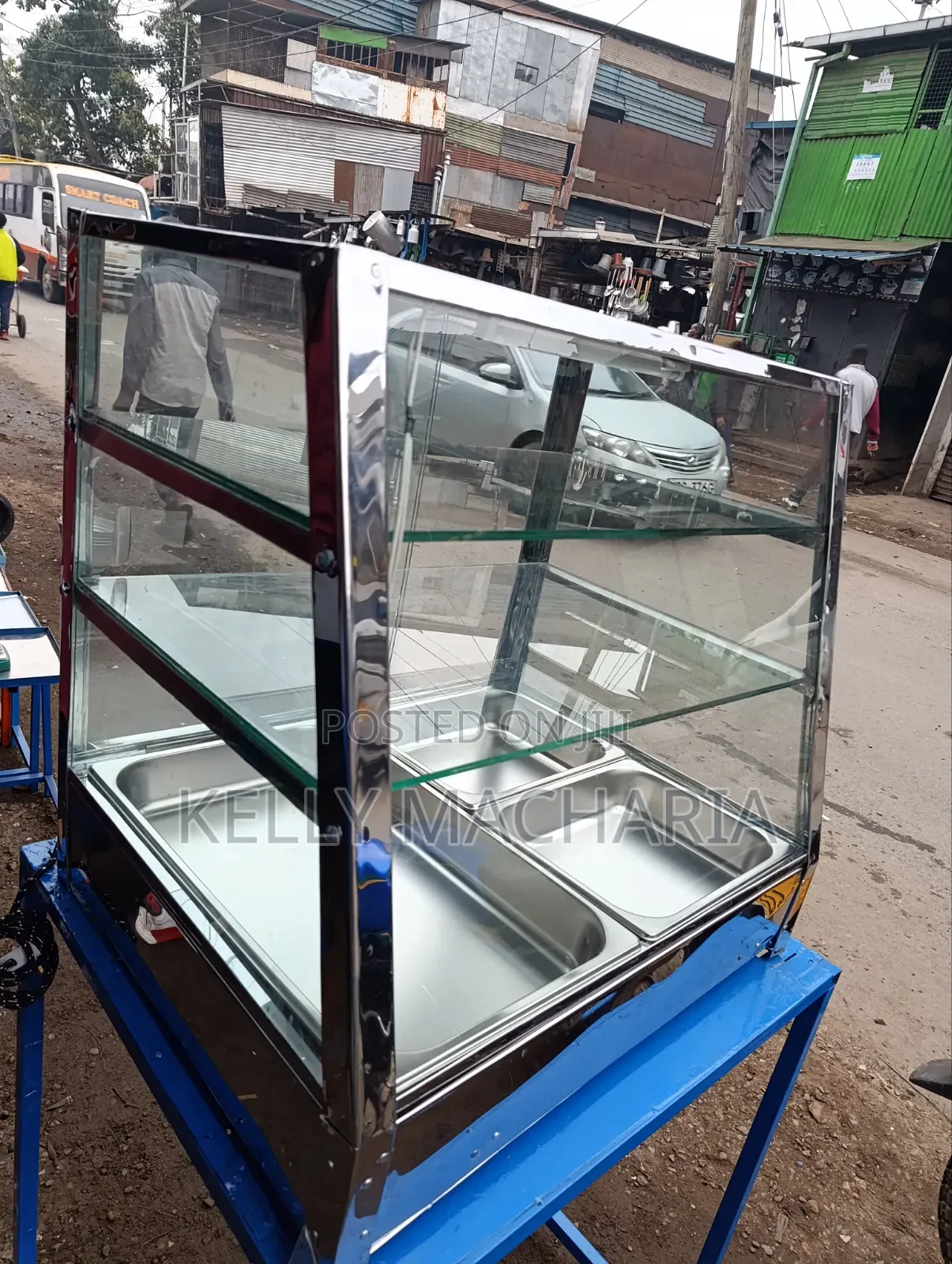 Three Layers Commercial Big Sizes Food Warmers and Display