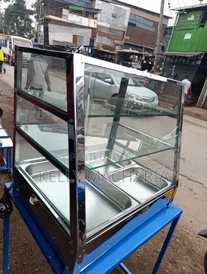 Three Layers Commercial Big Sizes Food Warmers and Display