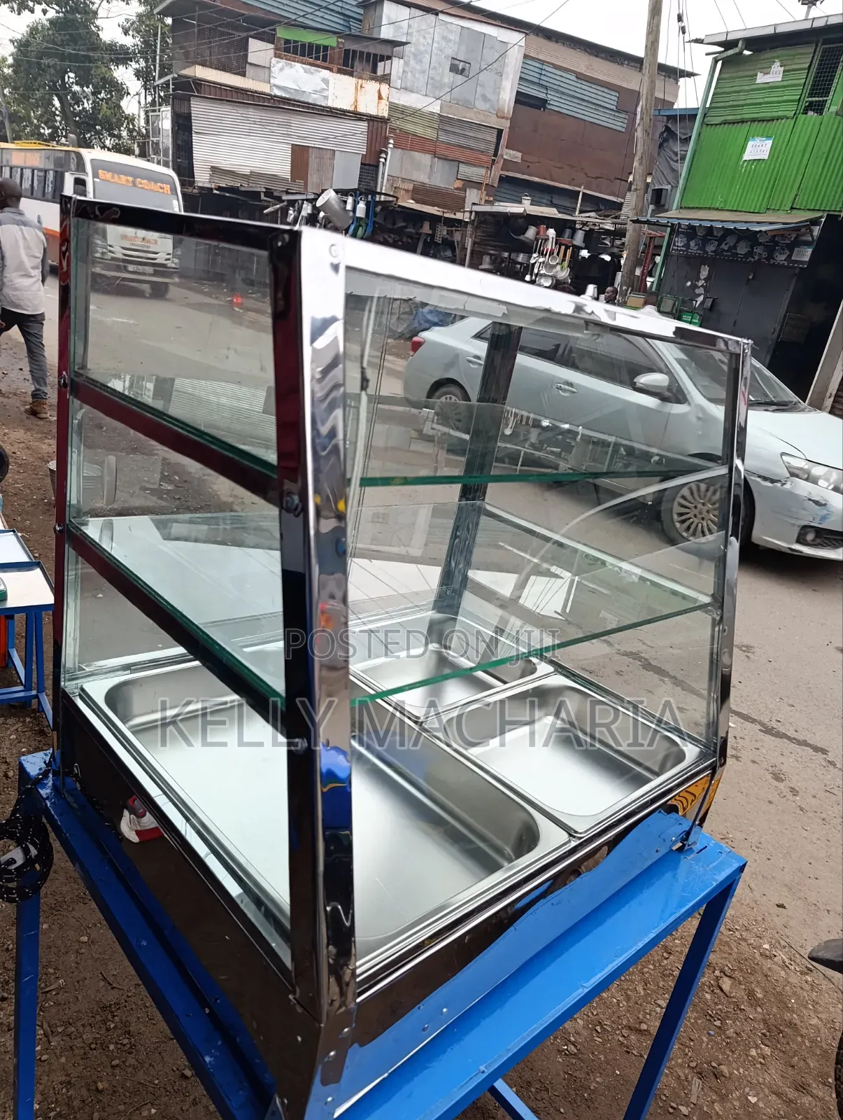 Three Layers Commercial Big Sizes Food Warmers and Display