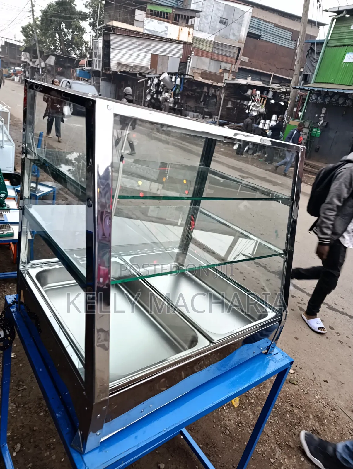 Three Layers Commercial Big Sizes Food Warmers and Display