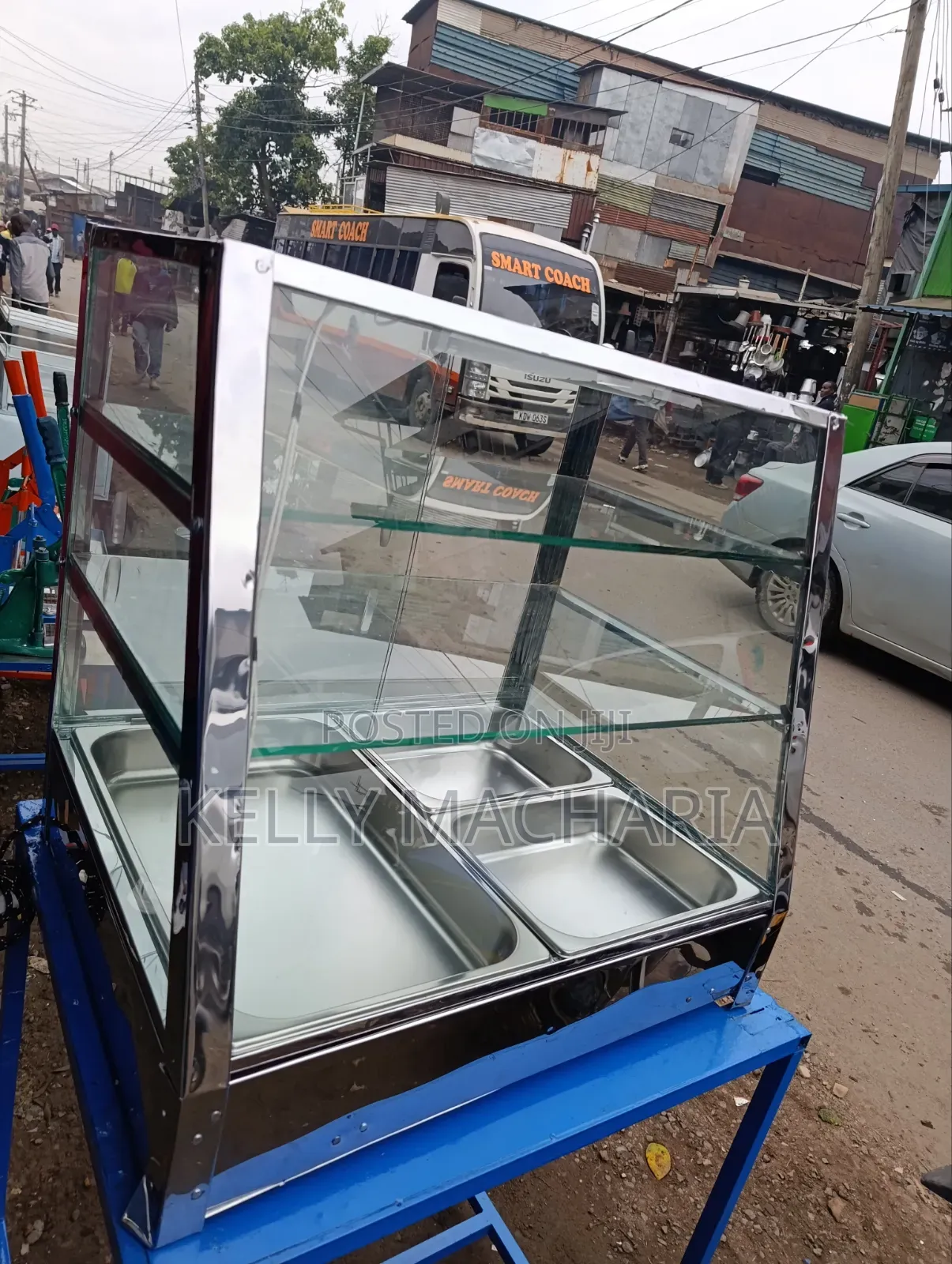 Three Layers Commercial Big Sizes Food Warmers and Display