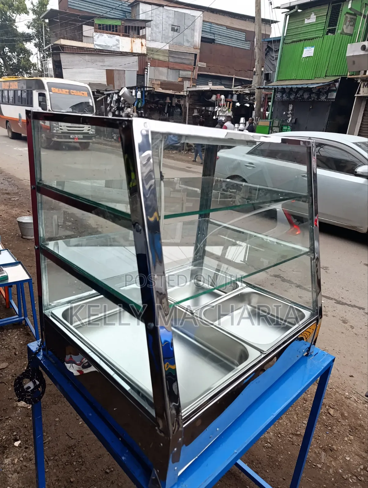 Three Layers Commercial Big Sizes Food Warmers and Display