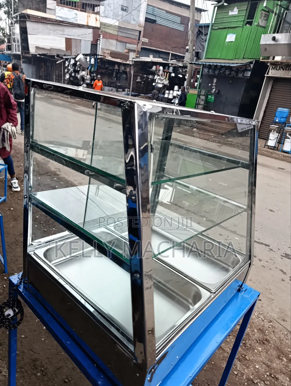 Three Layers Commercial Big Sizes Food Warmers and Display