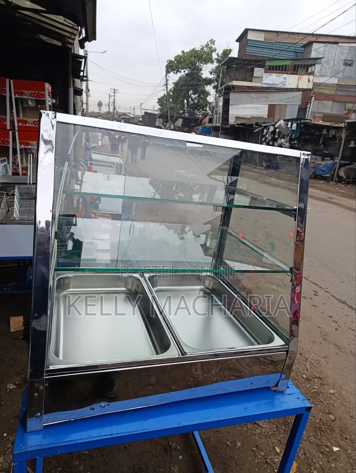Three Layers Commercial Big Sizes Food Warmers and Display