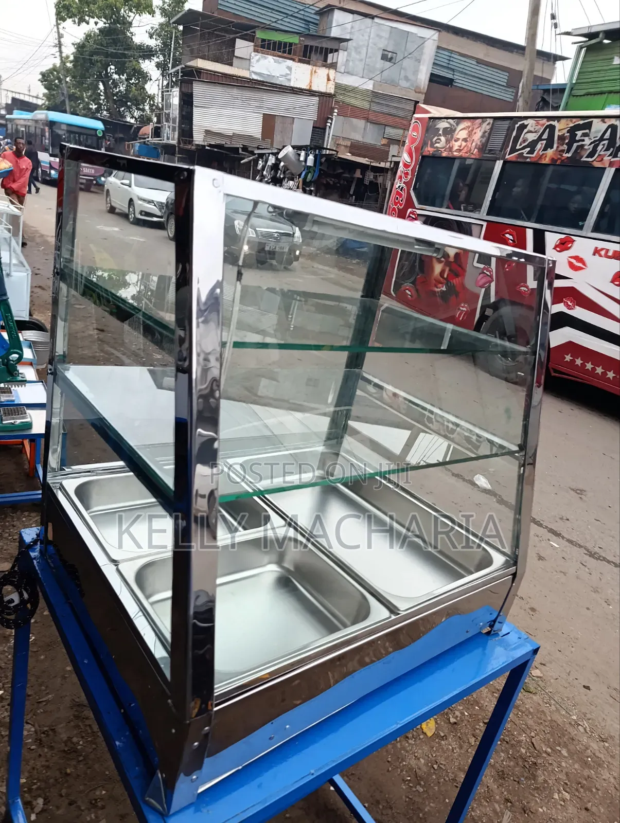 Three Layers Commercial Big Sizes Food Warmers and Display