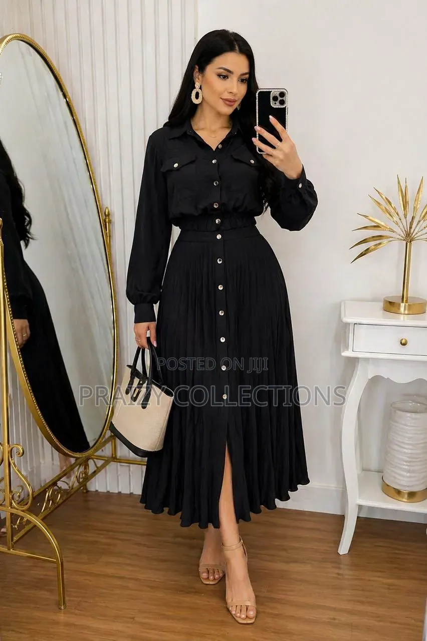 Linen Set (Pleated Skirt + Top)