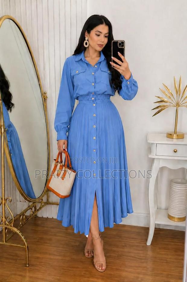 Linen Set (Pleated Skirt + Top) - thumbnail 3