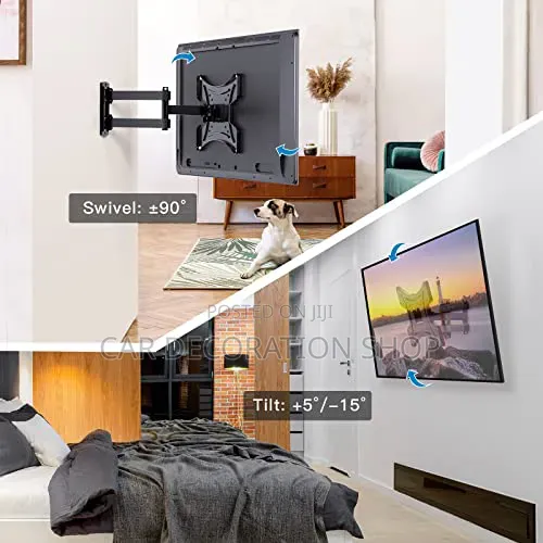 Home Design Full Motion Swivel Tc Wall Mount Bracket 14"_55"