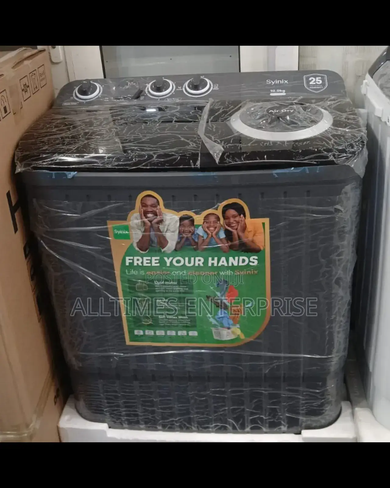 Syinix 10kg Twin Tub Washing Machine