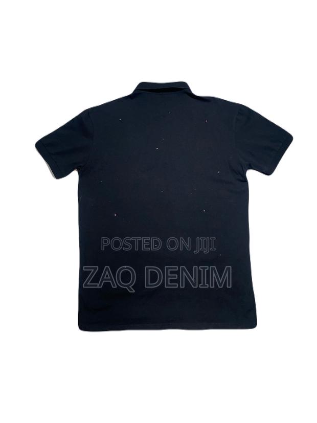 Black Polo Shirt - Rhinestone - thumbnail 2