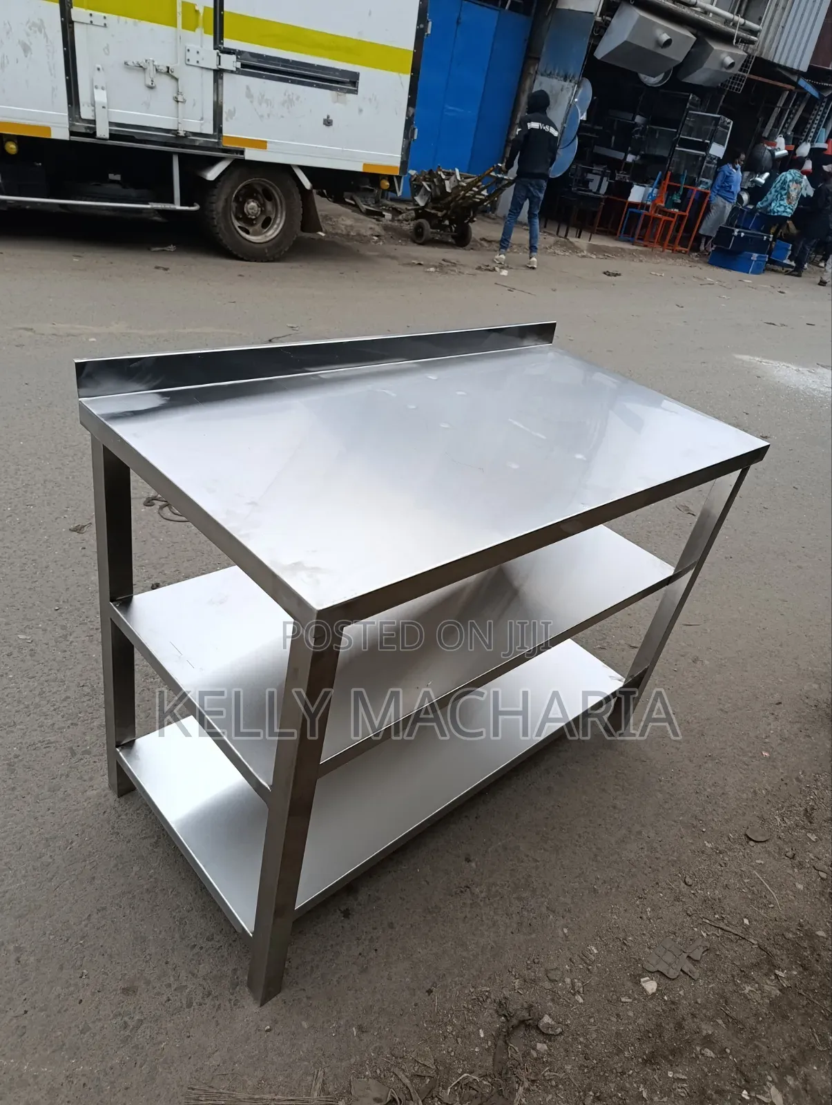 Commercial Under Shelves Working Tables Stainless