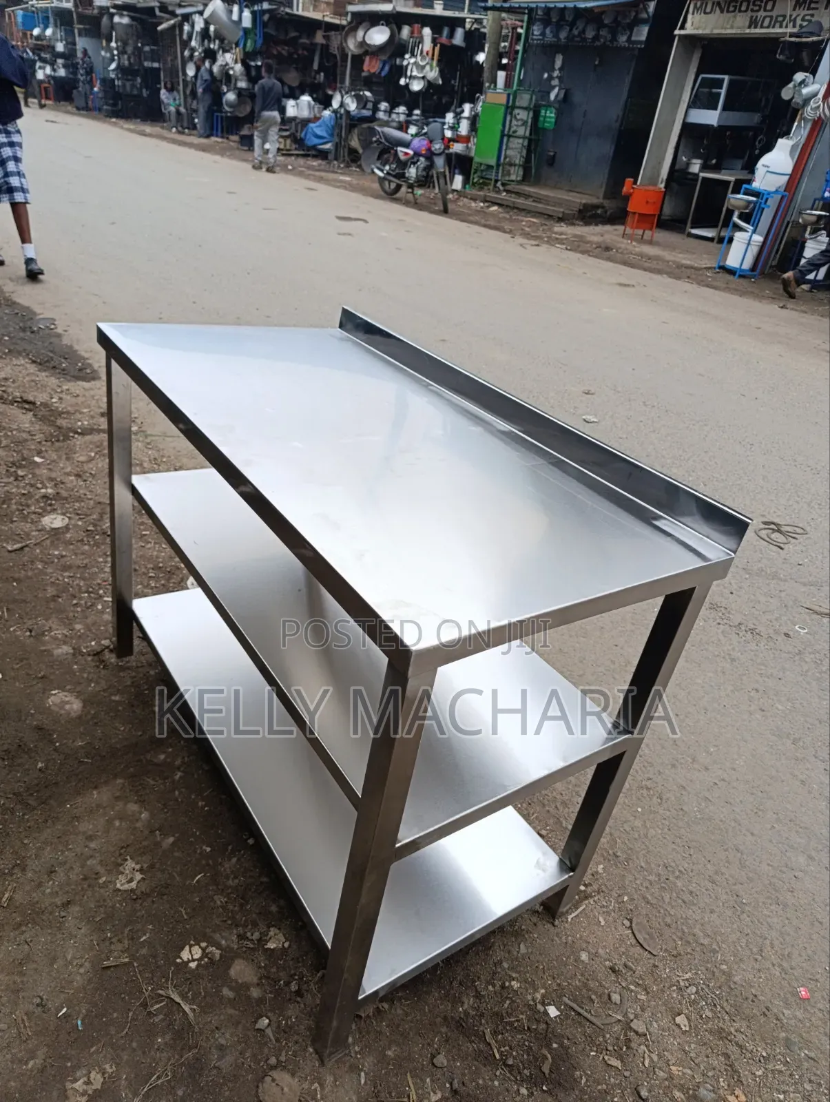 Commercial Under Shelves Working Tables Stainless