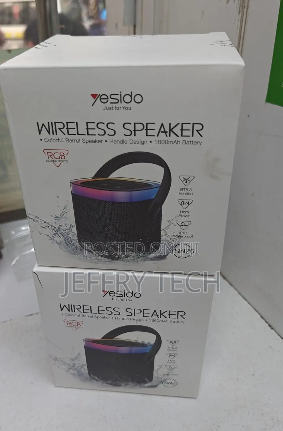 Yesido Waterproof Bluetooth-Compatible Speaker 1800mah Portable Wirel