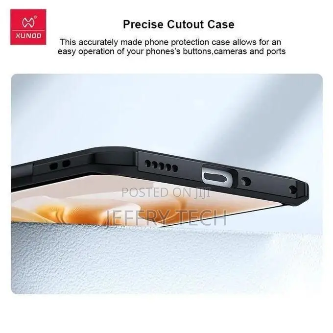 Xundd Tecno Camon 50 Transparent Case by Xundo With Dual Layer S