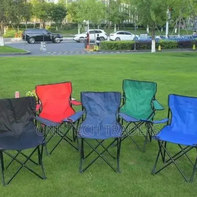 Camping Chairs, With Cup Holder Pouch