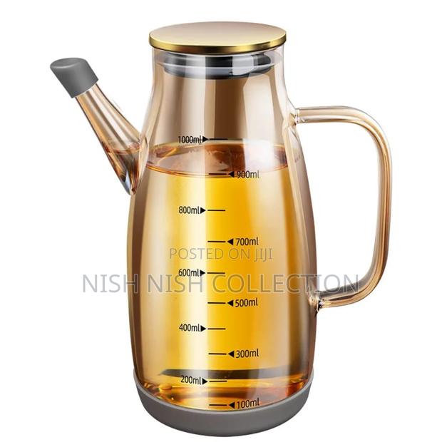High Borosilicate Glass Oil Bottle With Silicone Base - thumbnail 2