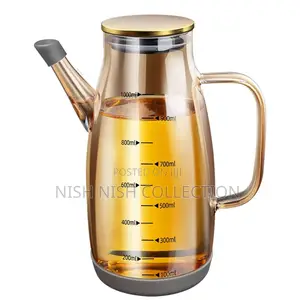 High Borosilicate Glass Oil Bottle With Silicone Base