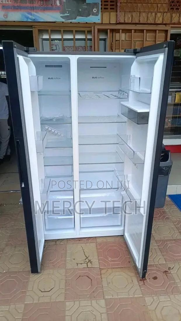 Hisense Side-by-Side Refrigerator With Water Dispenser - main view