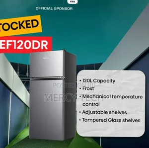 Hisense Double Door Refrigerator – Model Ref120dr
