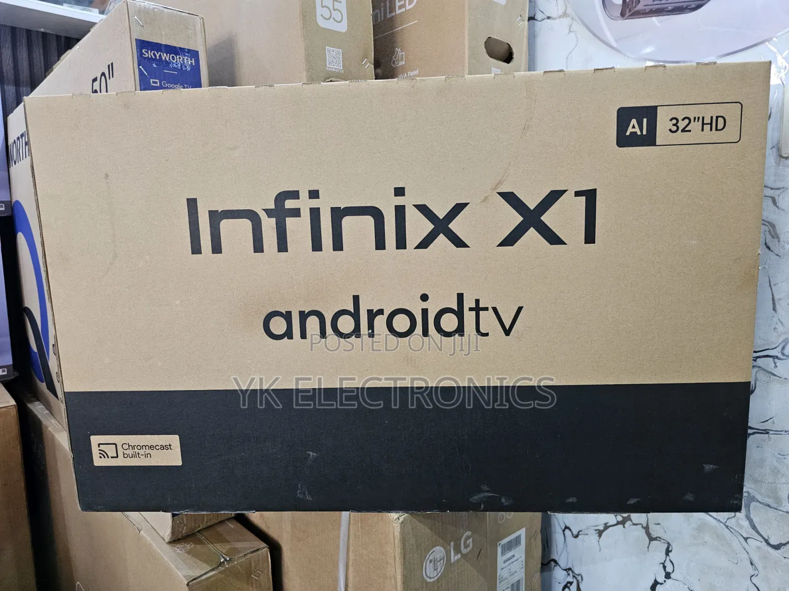 Infinix 32” Inch 32x1 Frameless Smart Android Tv,Youtube, Netflix