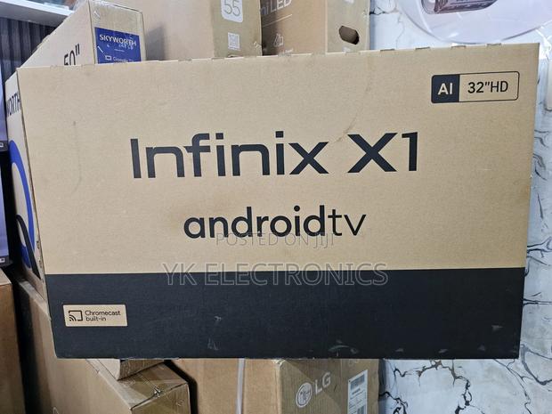Infinix 32” Inch 32x1 Frameless Smart Android Tv,Youtube, Netflix