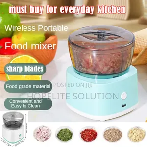 *New Arfood Processor Rechargable 2in1 Chopper