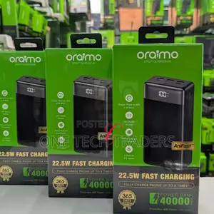 Oraimo Powerbox 40000mah Power Bank 22.5w