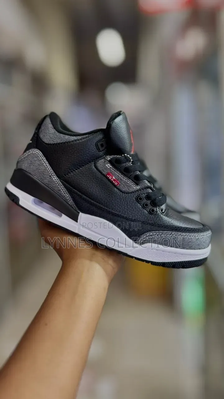 Jordan 3 Levis 'Year of the Horse' Black
