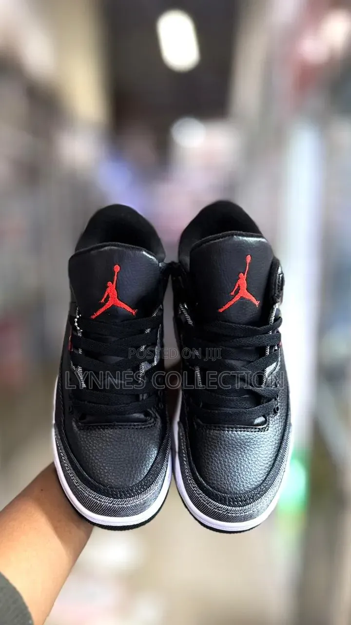 Jordan 3 Levis 'Year of the Horse' Black