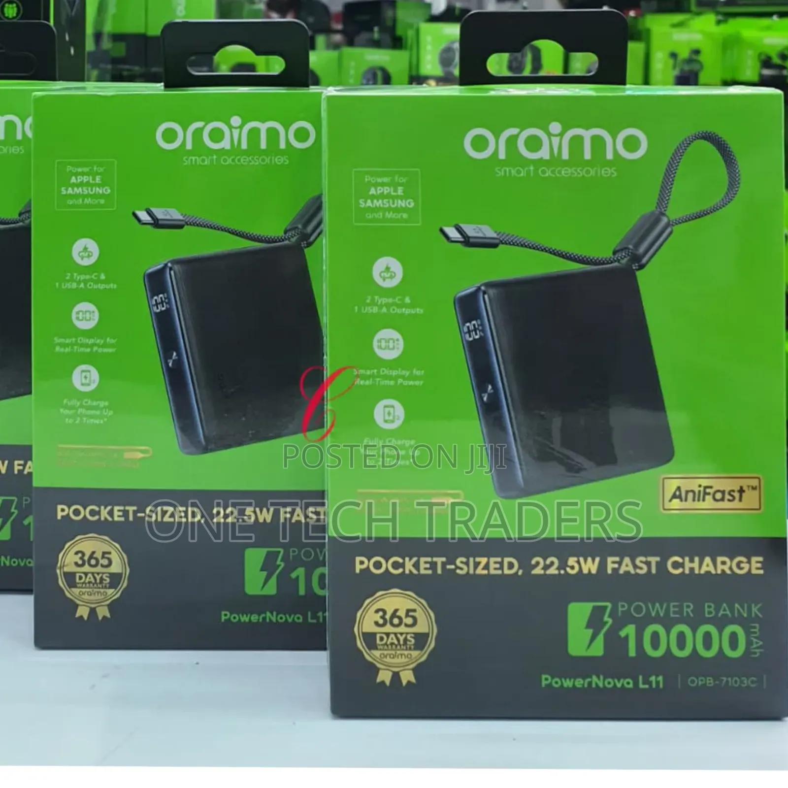 Oraimo Powernova22.5w 10000mah*Pocket Sized Fast Charging Power Bank