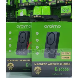 Oraimo Magpower 15,10000mah *Magnetic Wireless And Wired Power Bank