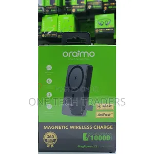 Oraimo Magpower 15,10000mah *Magnetic Wireless And Wired Power Bank