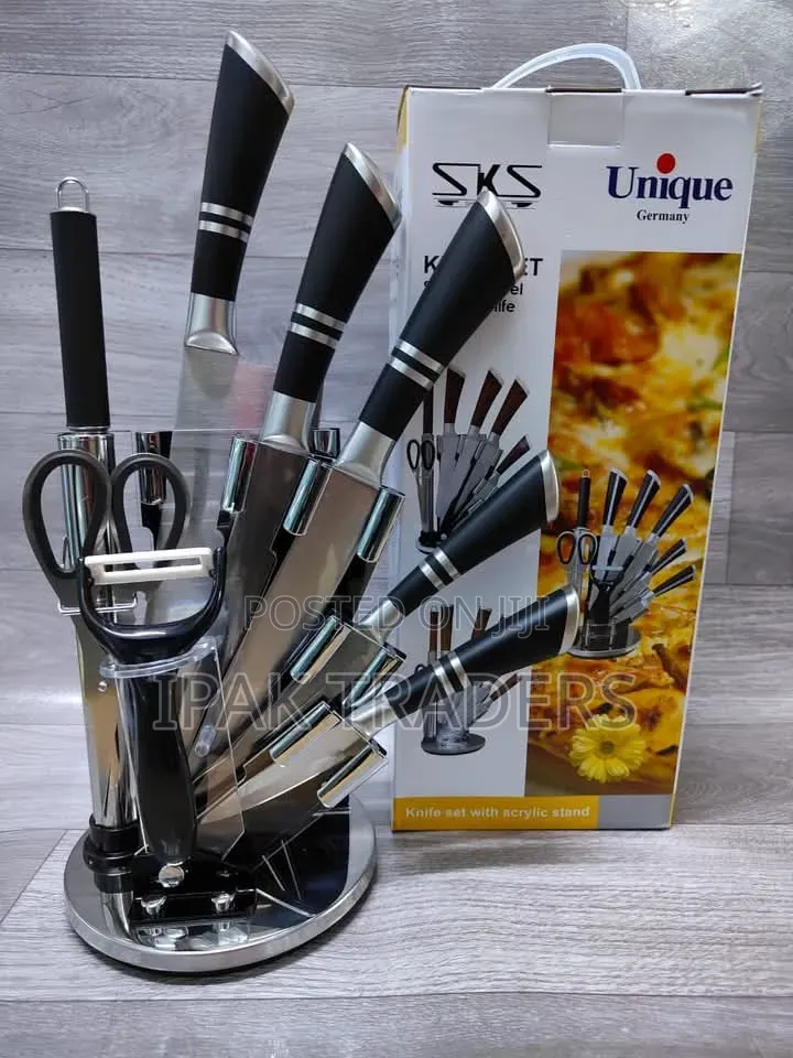 Unique Knife Set With Stand