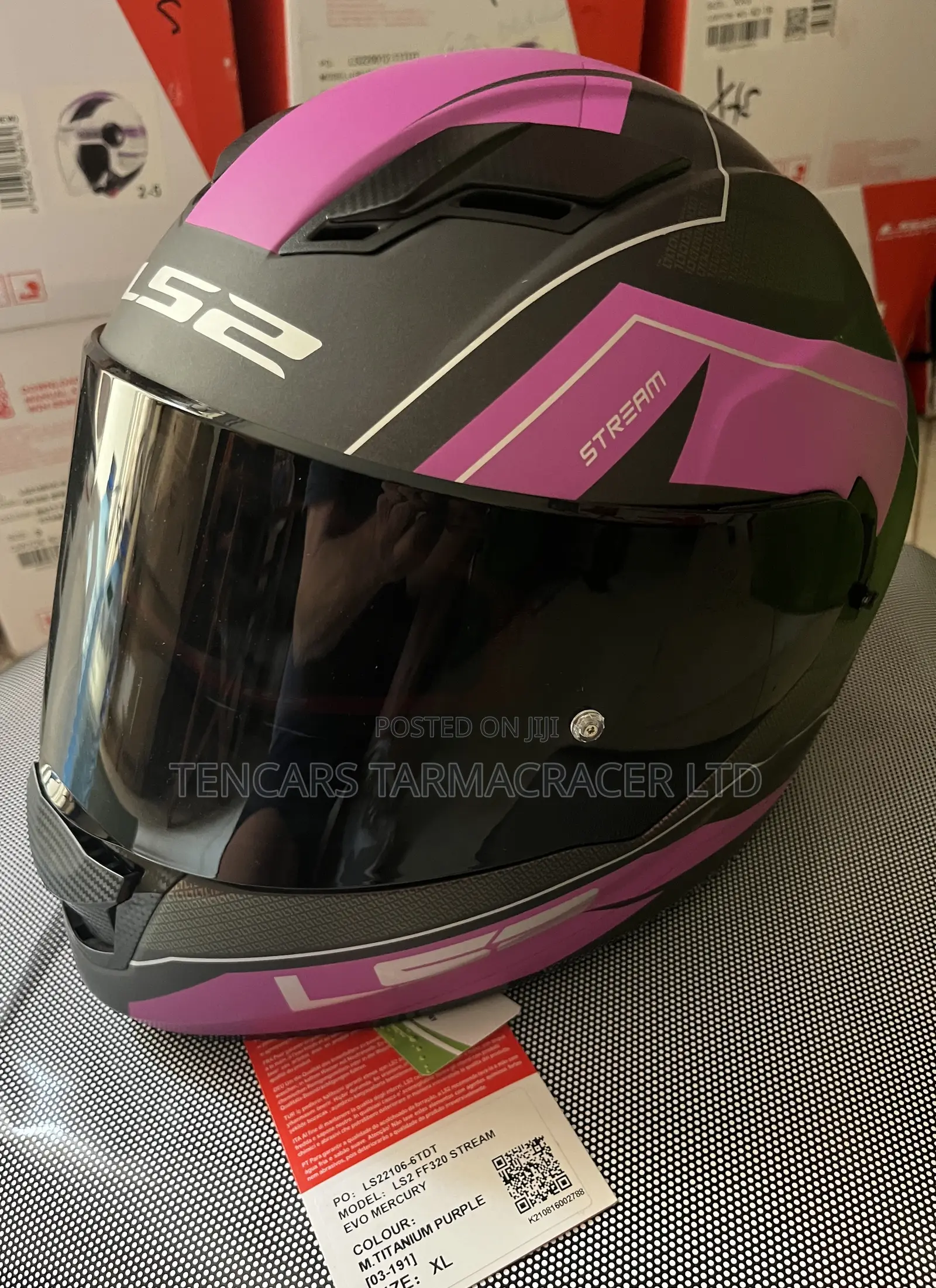 Motorcycle Helmet Ls2 Stream Size: Xl Top Deal