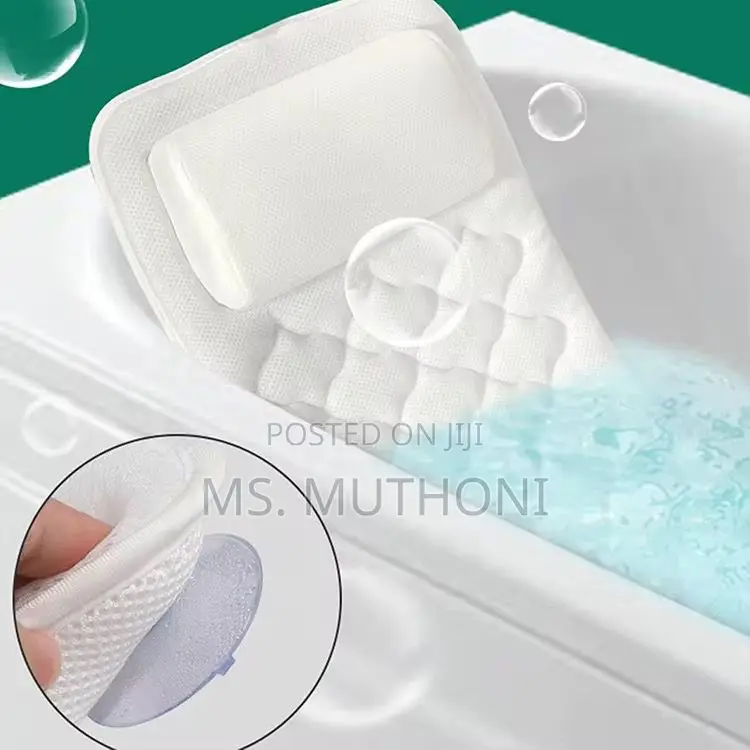 Full Body Bathtub Pillow With 3d Mesh Material for Neck Back Support
