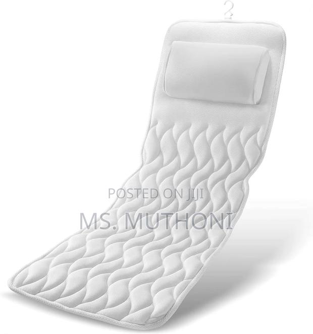 Full Body Bathtub Pillow With 3d Mesh Material for Neck Back Support - thumbnail 5