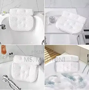 Premium Bathtub Pillow With Powerful Suction Cups