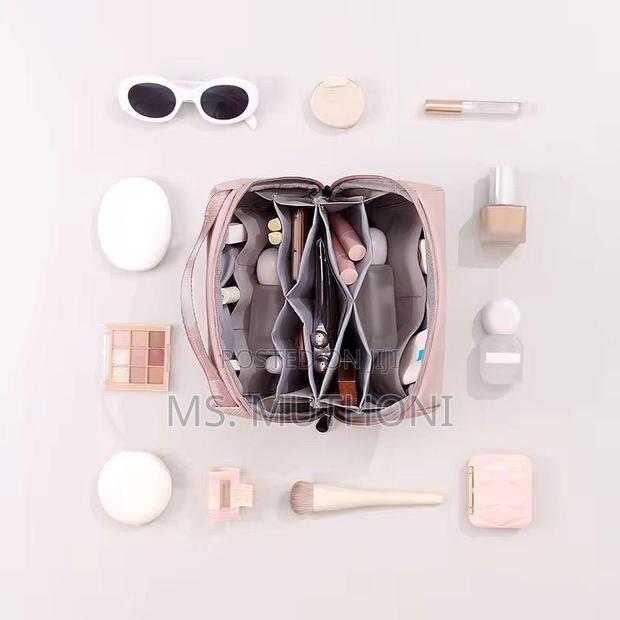 Stylish, Compact, and Functional Travel Toiletry Makeup Storage Bag, - thumbnail 3