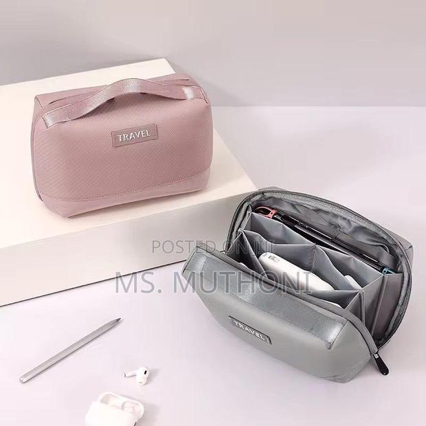 Stylish, Compact, and Functional Travel Toiletry Makeup Storage Bag, - thumbnail 4