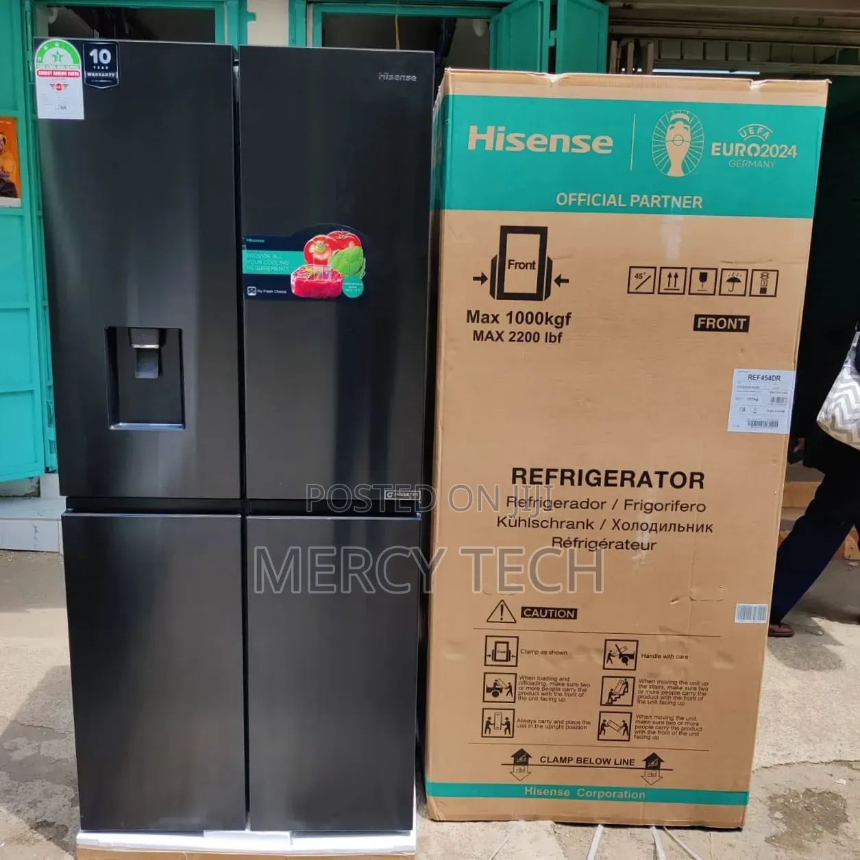 Hisense 454l French Door Fridge – Model Ref454dr