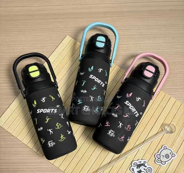 900ml Black Sports Water Bottle