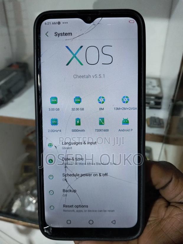 Infinix Hot 8 32 GB Blue - thumbnail 5
