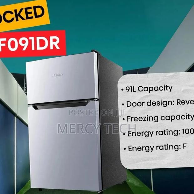 Hisense 91l Double Door Fridge – Model Ref091dr