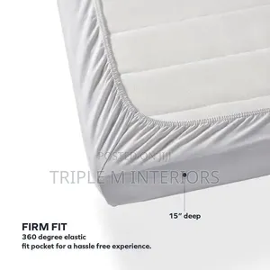 Fresh White Elastic Bedsheet | Tidy Cozy Sleeping Space