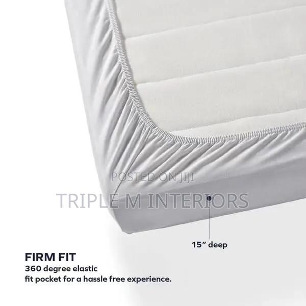 Fresh White Elastic Bedsheet | Tidy Cozy Sleeping Space