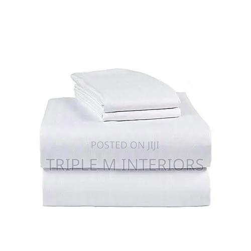 Standard White Fitted Sheet | Everyday Comfort Essential - main view
